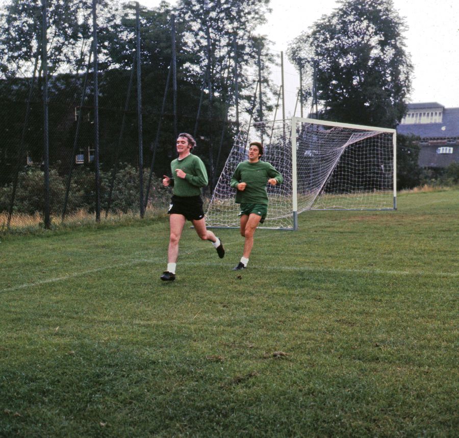 Photo Exclusive A Celtic Training Session At Barrowfield In Mid S