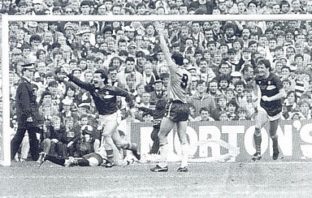 Love Street – Dens Park 1986, we were literally dancing in the streets of the Raploch