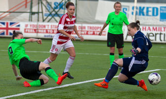 Celtic comfortable 3-0 winners in Scottish Women’s Premier League Cup quarter final