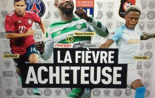 Lyon bound Dembele is l’Equipe’s Thursday cover bhoy