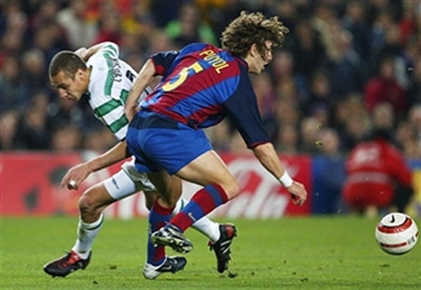 On this day in 2004 - Celtic 1 Barcelona 0 (Thompson 59 mins)