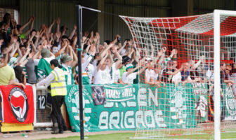 Celtic’s July 2013 trip to Brentford, Romaine Sawyers and their striker, Neil Maupay