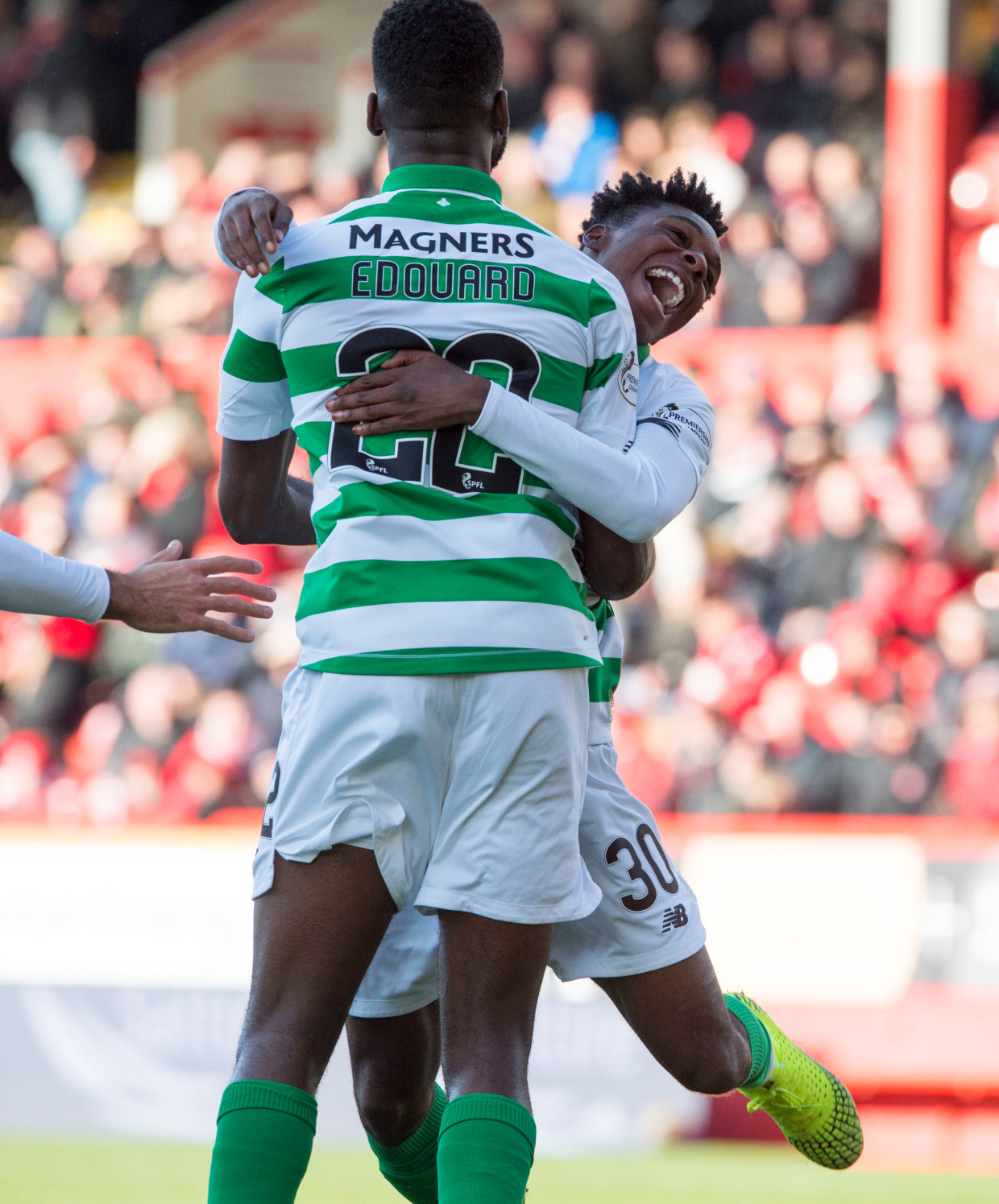 Frimpong celebrates