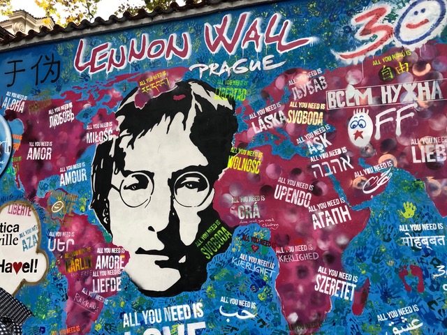 Lennon Wall Prague Lennon Wall Hong Kong Maybe Lennon Wall Glasgow