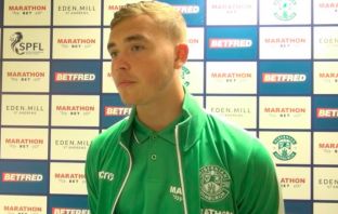 Hibs Star Porteous Heaps Praise on Lennon