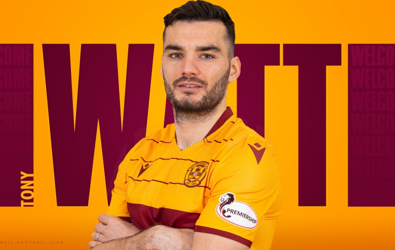 ‘Delighted to be here,’ Tony Watt signs for Motherwell