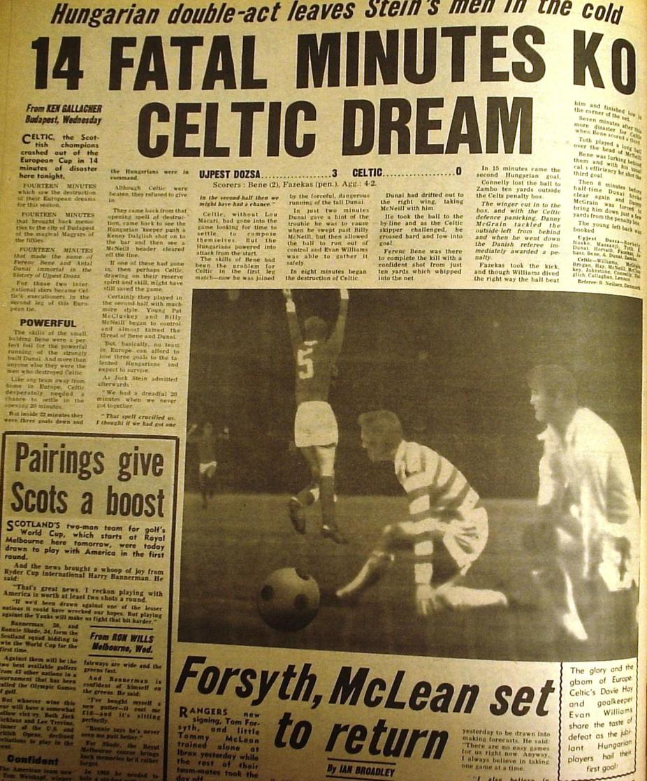 Celtic v Ferencvaros – Spotlight on the 32 times Hungarian Champions