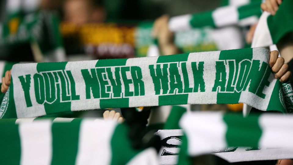 Celtic Scarf You,ll Never walk Alone Official Football Club Gifts 