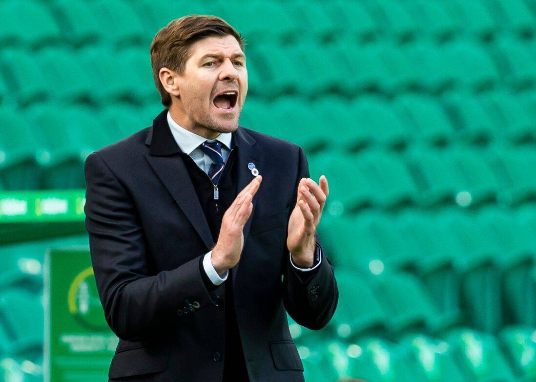 Steven Gerrard during covid season