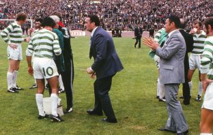 Jock Stein and Sean Fallon