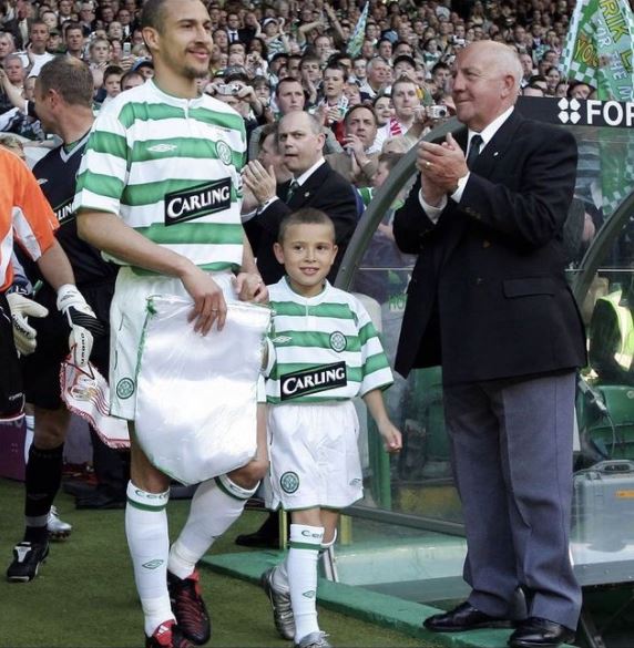 Henrik Larsson's Celtic Themed Birthday For Son, Jordan