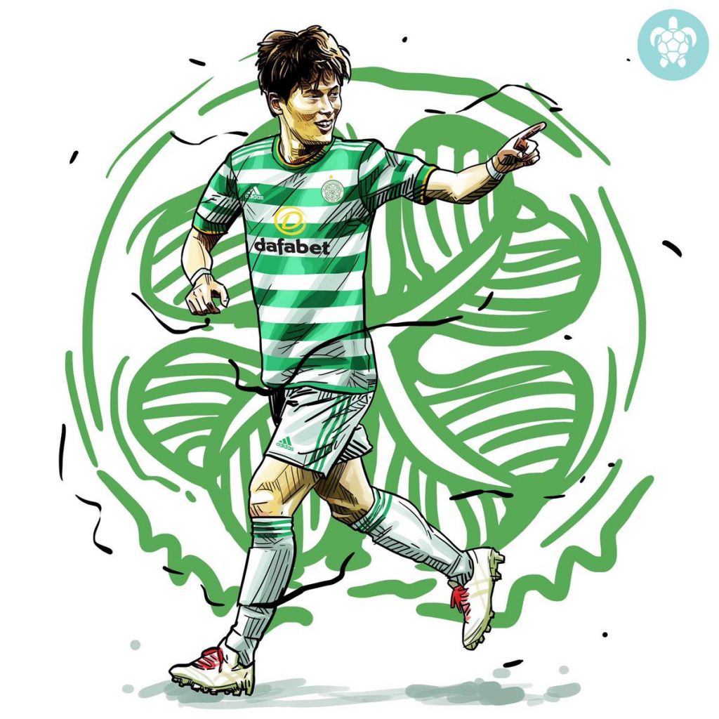 Kyogo Furuhashi will wear the number 8 shirt for Celtic. : r/CelticFC