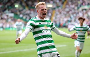 Stephen Welsh celebrates