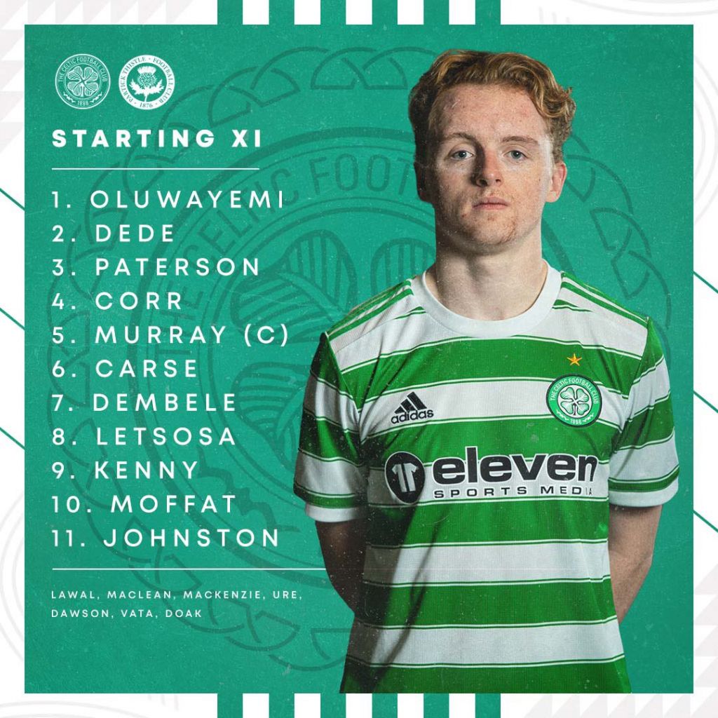 Team’s Up – Johnston, Kenny And Dembele All Start For Celtic FC B This ...