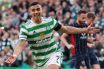 Giorgos Giakoumakis of Celtic scores