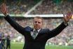 Neil Lennon celebrates