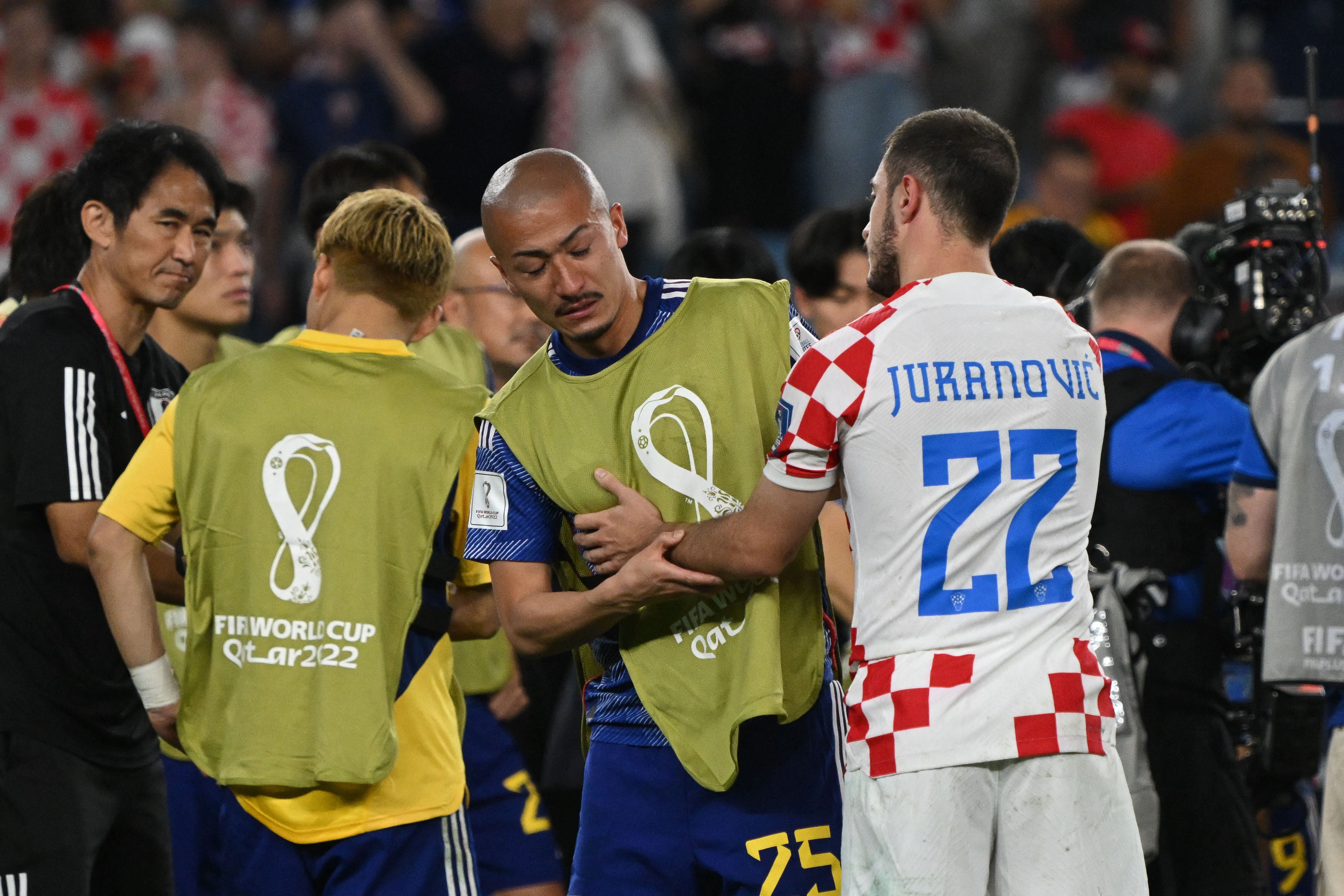 FIFA World Cup 2022 Qatar Japan leads Croatia at half Daizen Maeda