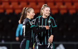 Unique Angle – First Senior Goals for Celtic Academy Graduates McAneny and Burchill