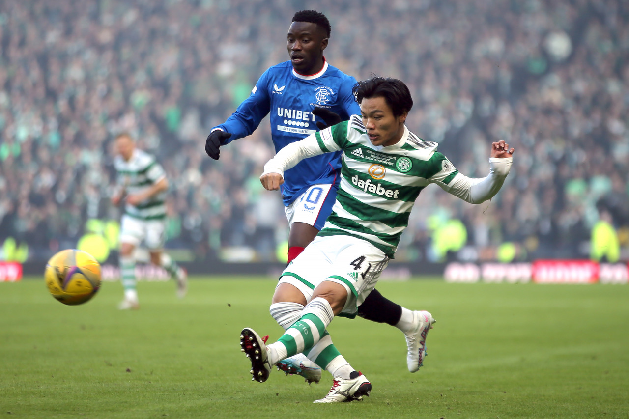 8 of the best Celtic vs Rangers pictures as Reo Hatate optical
