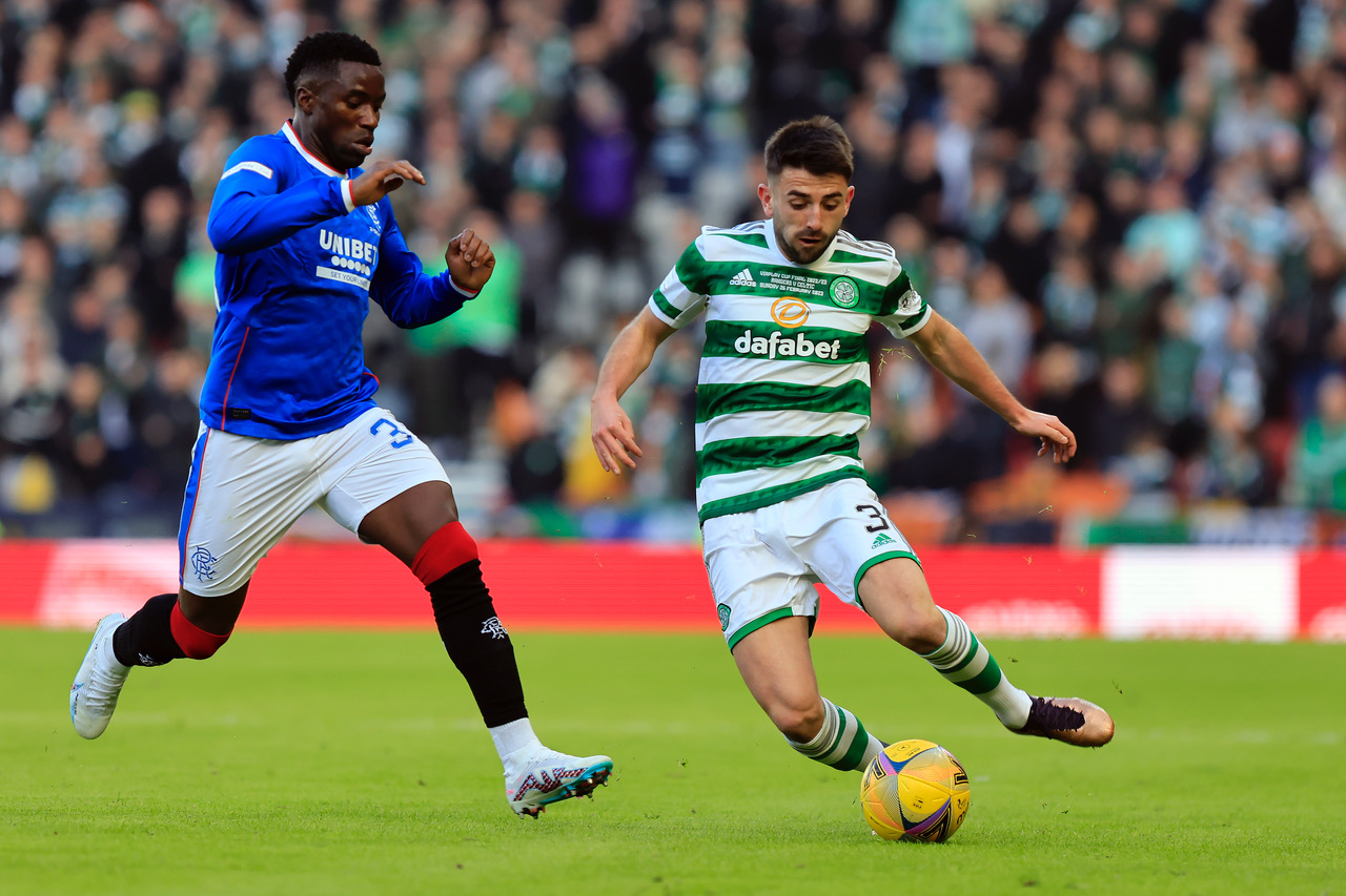 Celtic's Greg Taylor during the pre-season friendly match at the Aviva  Stadium, Dublin. Picture date: Saturday July 29, 2023 Stock Photo - Alamy