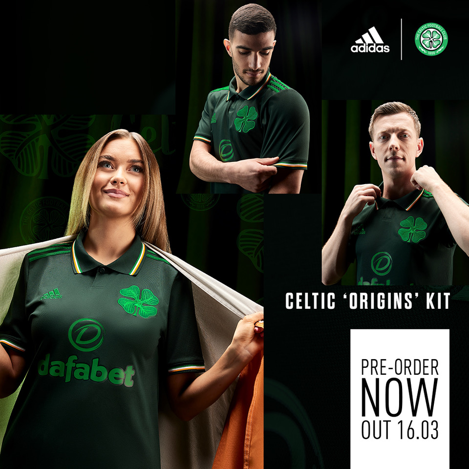 Celtic FC Shop on X: From Glasgow to you 💚 Inspired by the bright,  vibrant lights of our city's famous music scene, the adidas X Celtic 23/24  Third Kit is available to