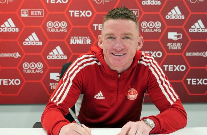 Jonny Hayes had signed a new deal with Aberdeen