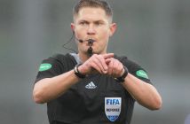 Referee David Dickinson