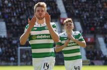 Stuart Armstrong of Celtic celebrates