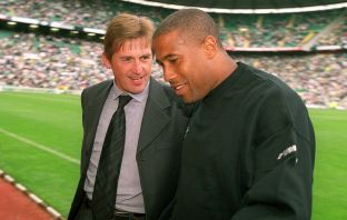 Kenny Dalglish with John Barnes