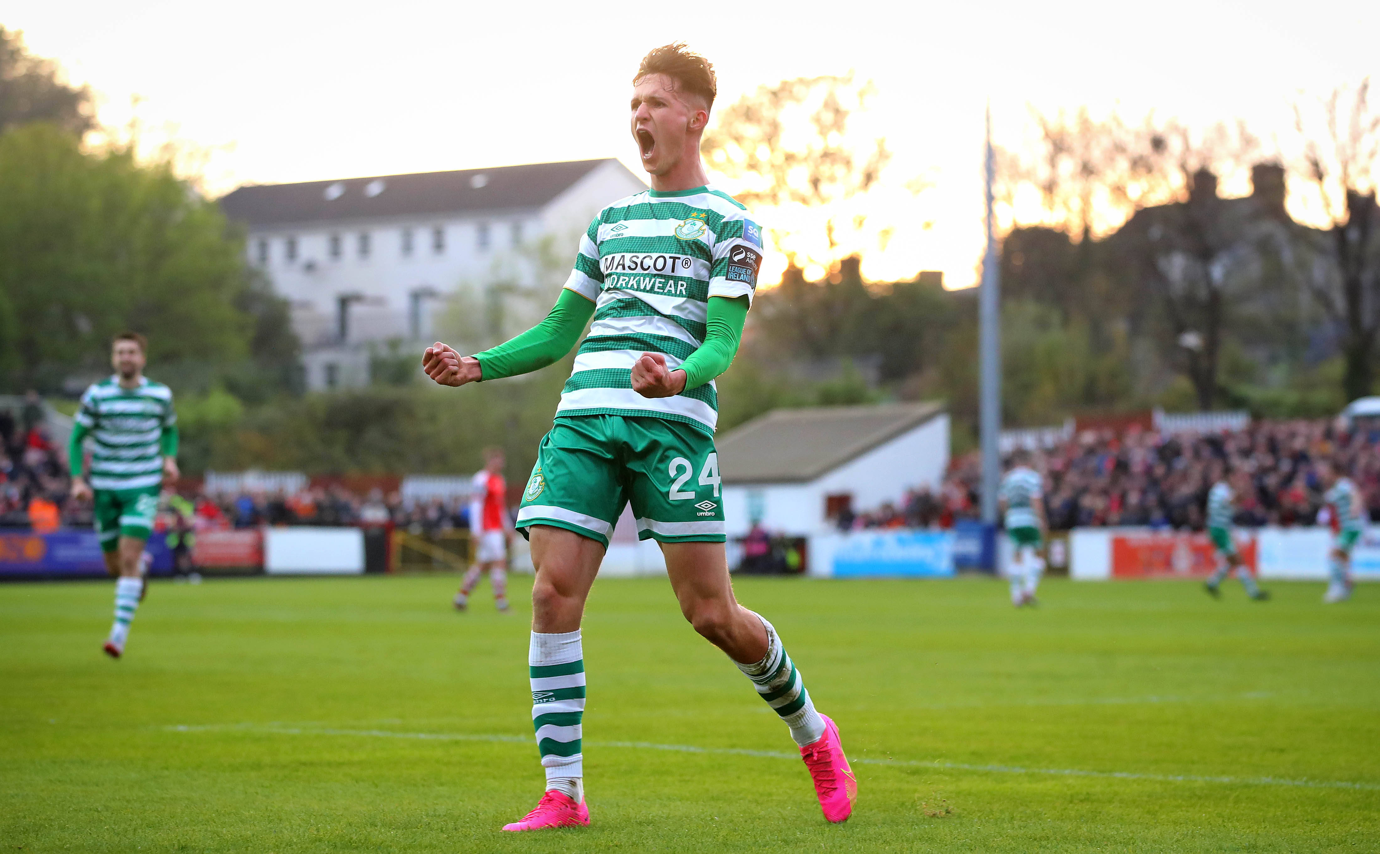 Johnny Kenny celebrates