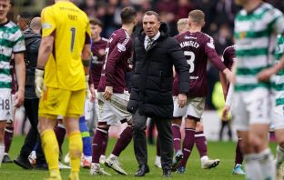 Brendan Rodgers at Tynecastle