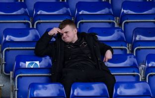 A frustrated Rangers fan