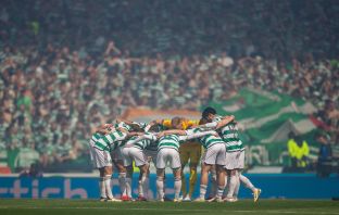 Celtic Huddle at Hampden