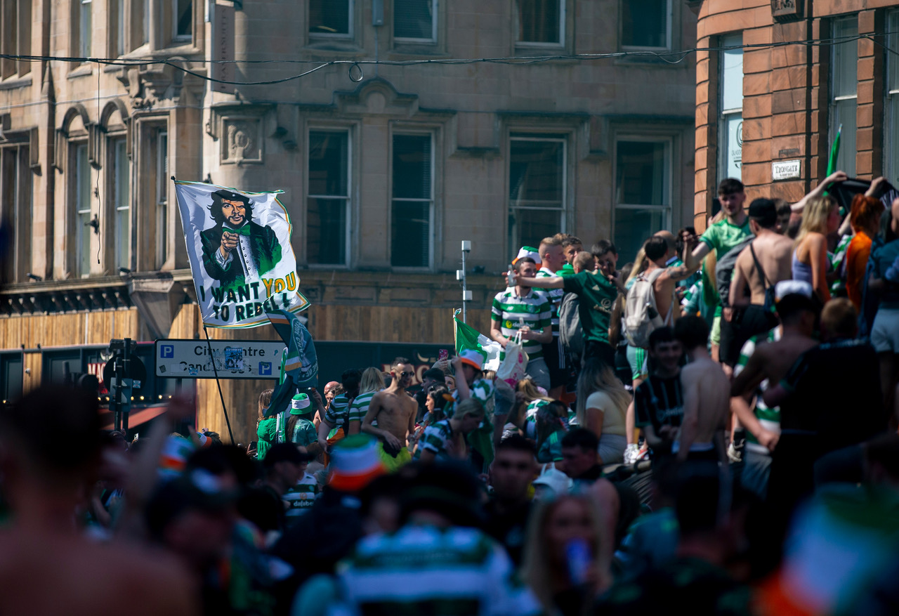 Celtic title celebrations