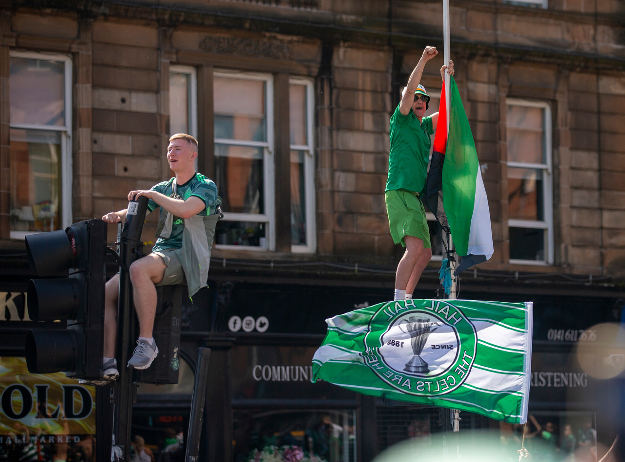 Celtic title celebrations