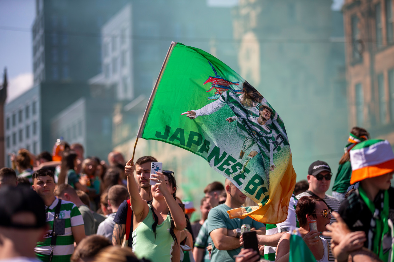 Celtic title celebrations