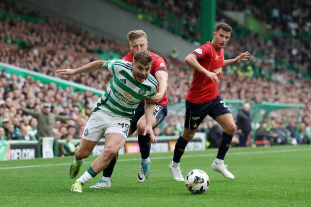 James Forrest in action for Celtic