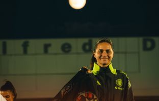 Elena Sadiku after training in Madrid