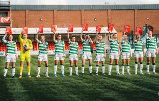 Ghirls show racism the red card