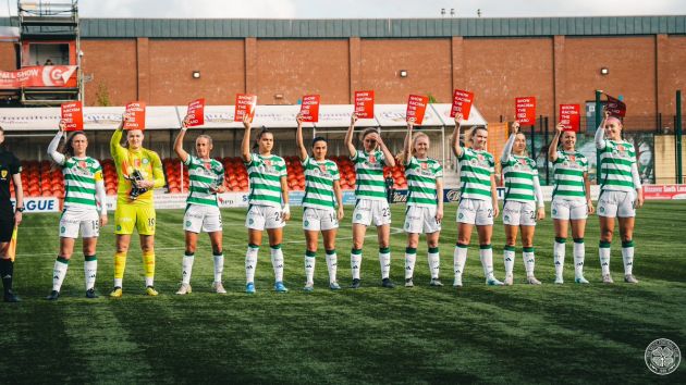 Ghirls show racism the red card