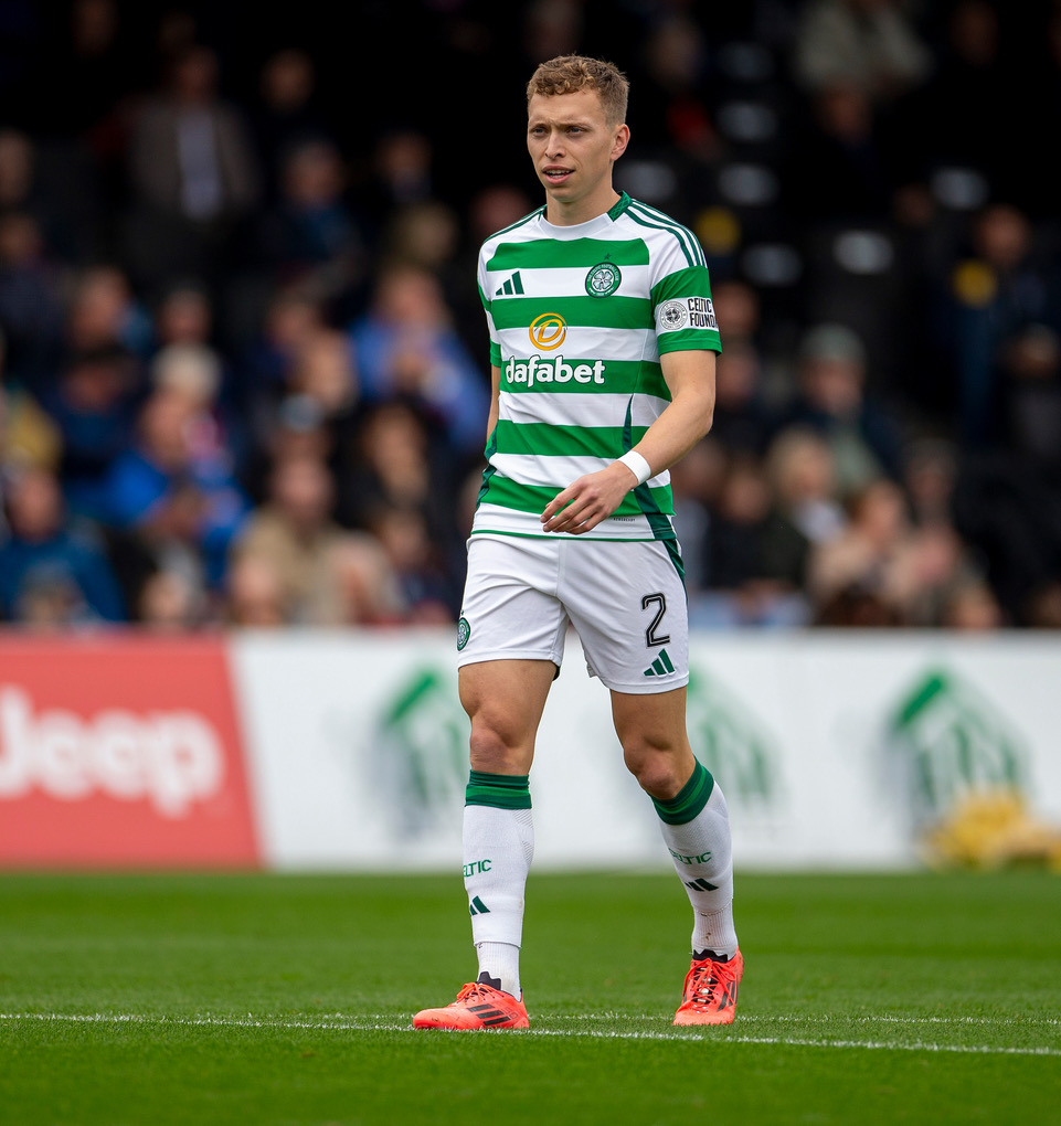 Alistair Johnston during Celtic's 2-1 win away to Ross County 