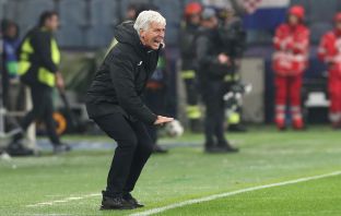 Atalanta BC coach Gian Piero Gasperini