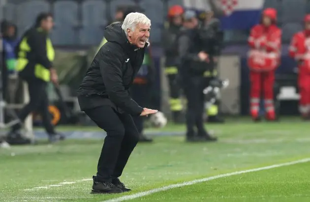 Atalanta BC coach Gian Piero Gasperini