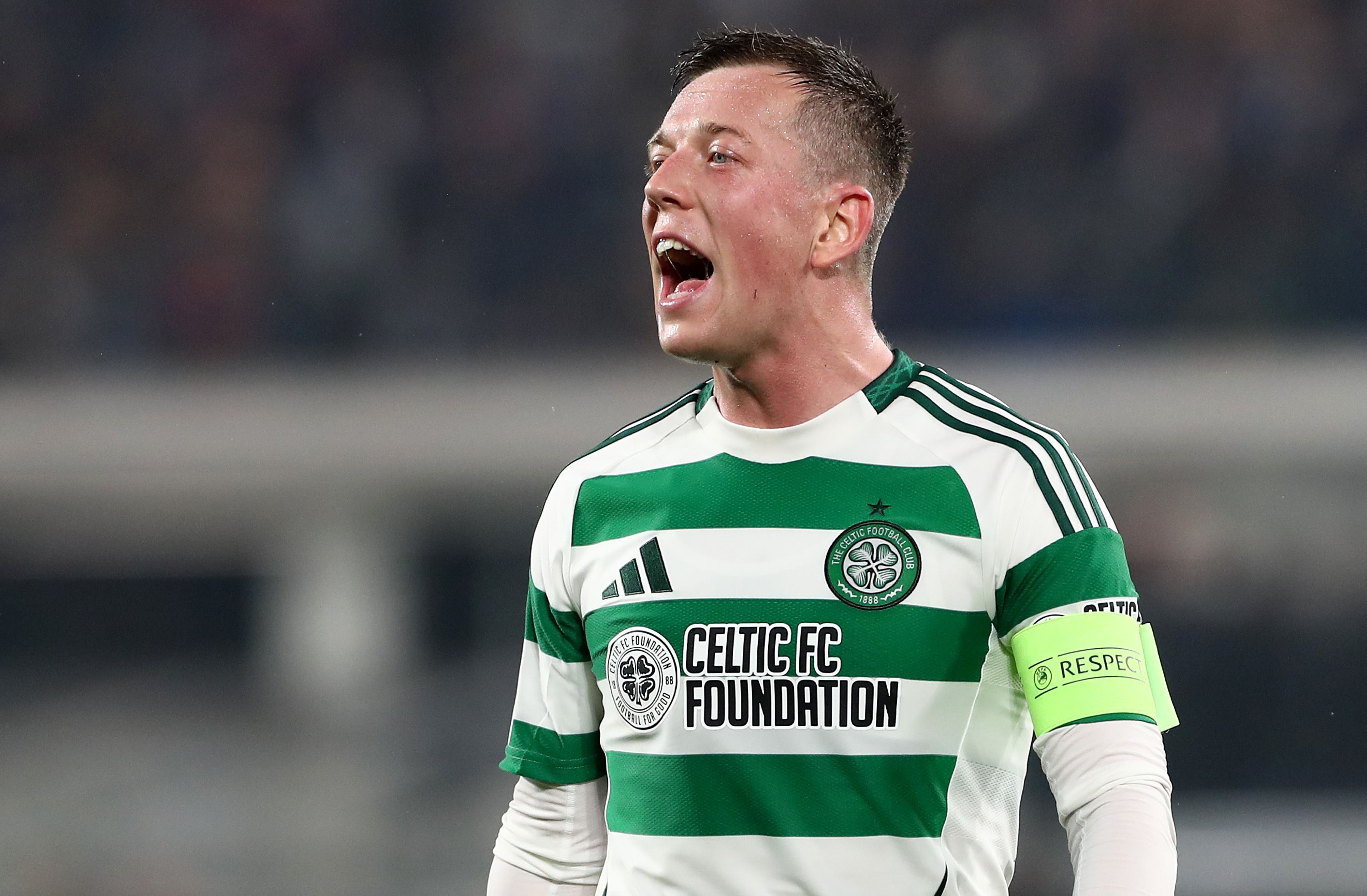 Callum McGregor in Bergamo