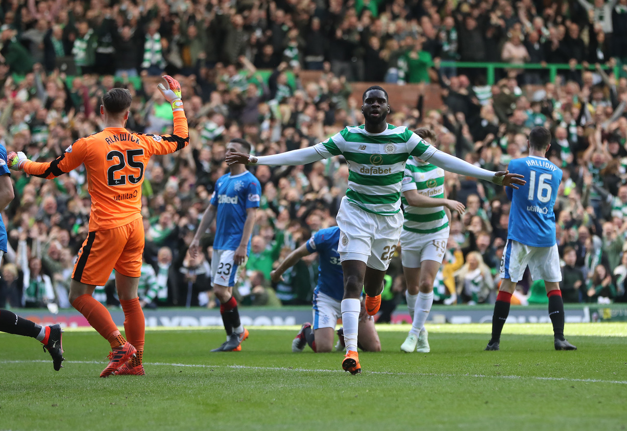 Odsonne Edouard celebrates