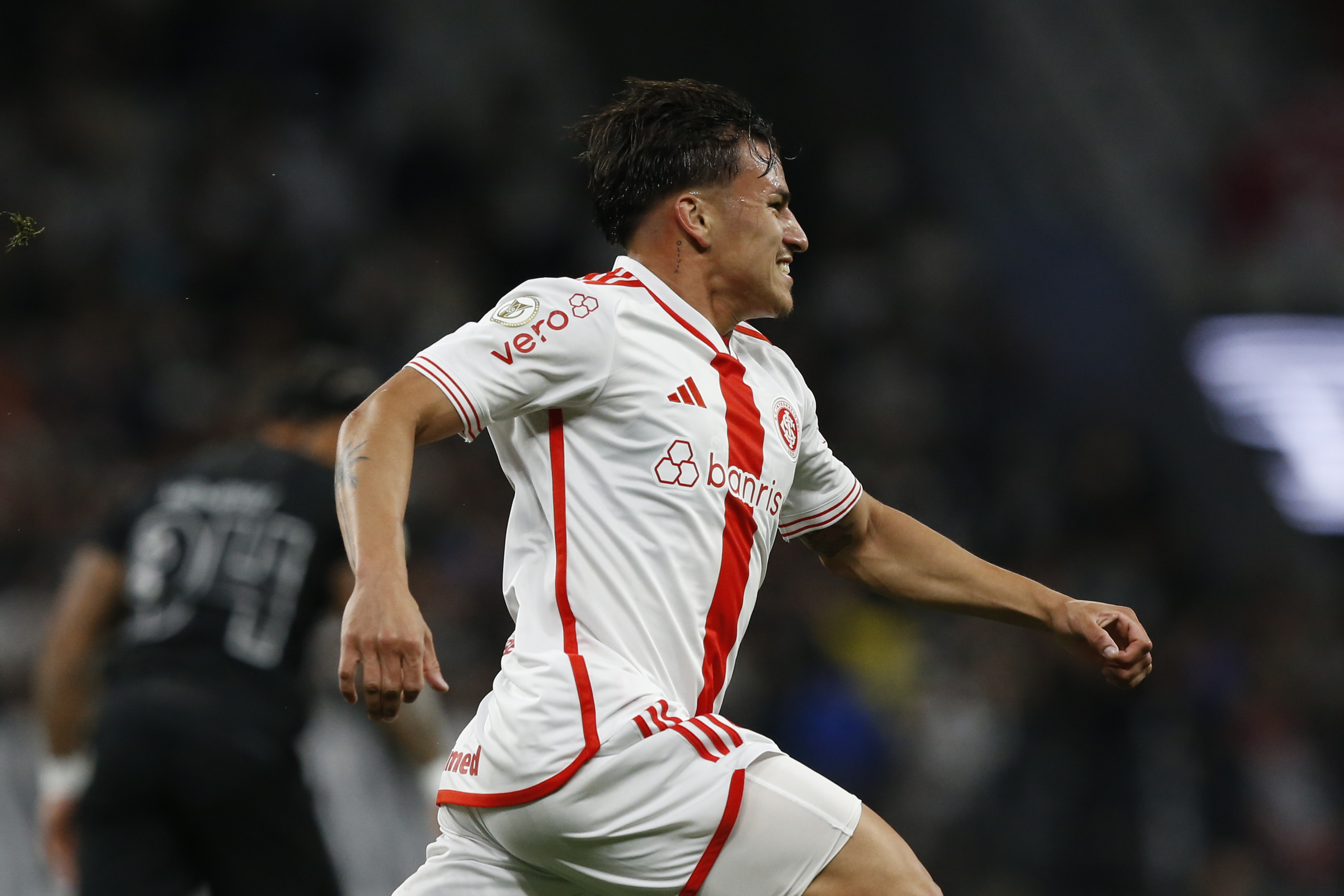 Alexandro Bernabei of Internacional celebrates scoring