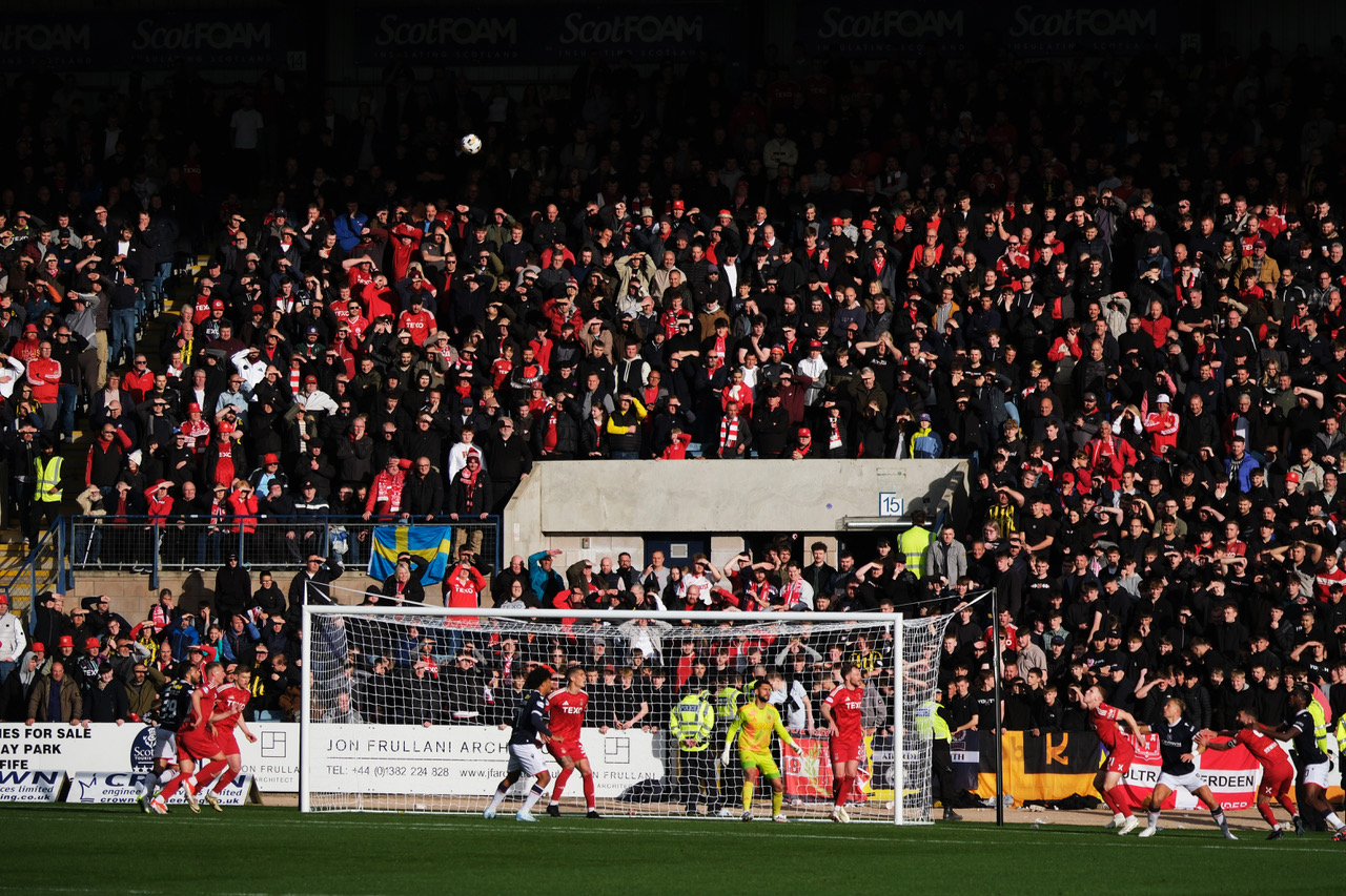 Aberdeen's away support