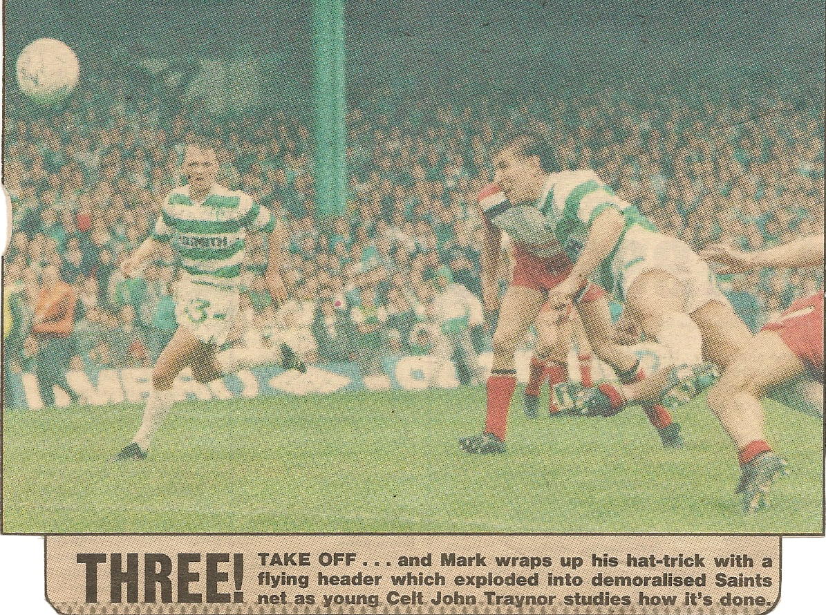 Mark McGhee scored a hat-trick for Celtic on this day in 1988