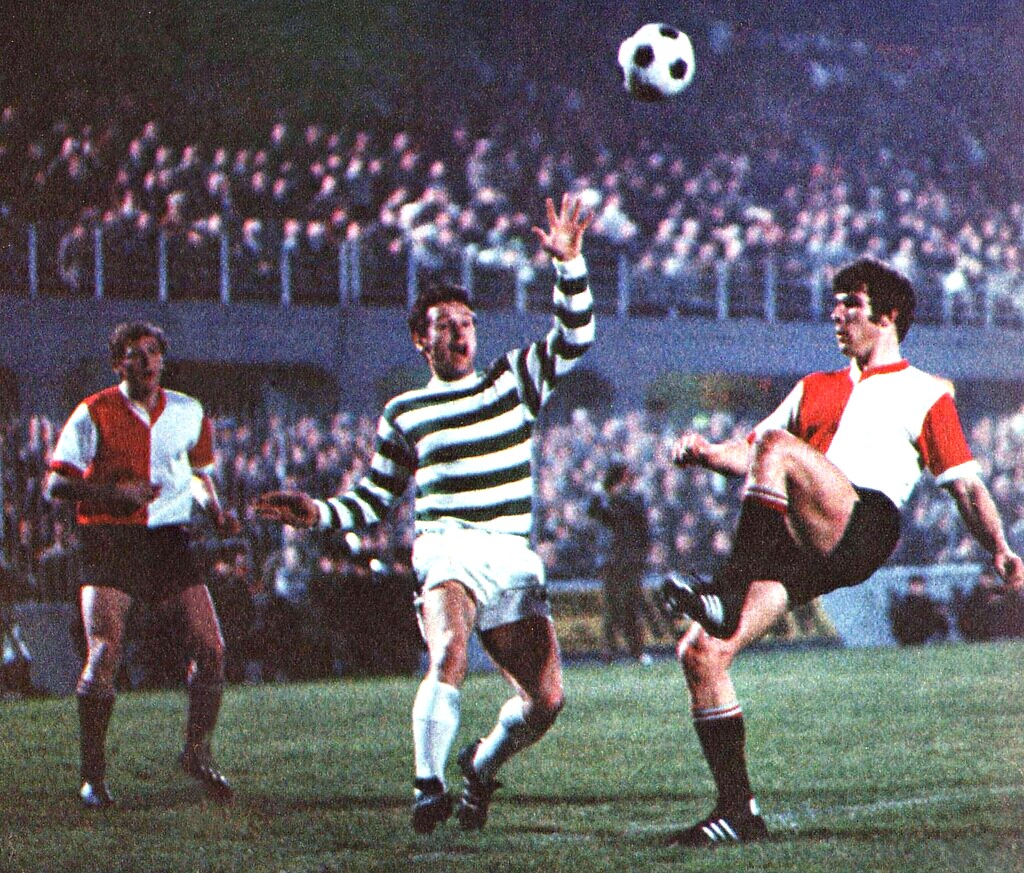 Willie Wallace in action in 1970 European Cup Final