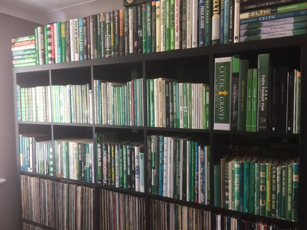 Just some of Peter Marshall’s awesome Celtic book collection